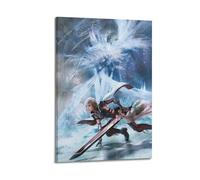 Póster decorativo de la serie Final Fantasy de videojuegos, 5 pósteres de pared e impresión artística moderna para decoración de dormitorio familiar, 20 x 30 cm