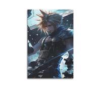 Póster decorativo de la serie Final Fantasy de videojuegos, 6 pósteres de pared e impresión artística moderna para decoración de dormitorio familiar, 40 x 60 cm