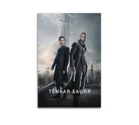 Póster decorativo de la torre oscura de la película, lienzo, póster de pared e impresión artística moderna para decoración de dormitorio familiar, pósteres de 20 x 30 pulgadas (50 x 75 cm)