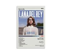 Póster decorativo de Lana Del Rey Born To Die Álbum, pintura decorativa, lienzo, póster de pared e imagen artística moderna para decoración de dormitorio familiar, 30 x 45 cm