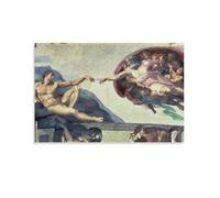 Póster decorativo de pared con diseño de Michelangelo Buonarroti en el techo de la capilla sixtina, póster decorativo moderno para el hogar, obras de arte, pósteres de 30 x 45 cm
