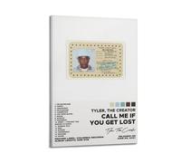 Póster decorativo de pared con texto en inglés "CALL ME IF YOU GET LOST by Tyler, The Creator" (30 x 45 cm), estilo marco