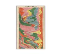 Póster decorativo de pared con texto en inglés "The Histomap of World History - Cuatro mil años de historia mundial"