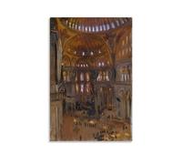 Póster decorativo de Santa Sofía de John Singer Sargent para decoración del hogar, para colgar en la pared, para dormitorio, pinturas decorativas estéticas, 20 x 30 cm