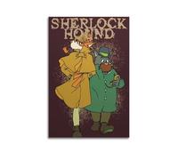 Póster decorativo de Sherlock Holmes Hounds, lienzo para pared e impresión artística moderna para decoración de dormitorio familiar, 60 x 90 cm