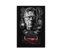 Póster decorativo de Stephen King del autor Stephen King, póster de pared en lienzo e impresión artística moderna para decoración de dormitorio familiar, 20 x 30 pulgadas (50 x 75 cm)