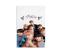 Póster decorativo de Stray Kids Group All Members, lienzo para pared e impresión artística moderna para decoración de dormitorio familiar, 20 x 30 cm