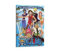 Póster decorativo de una pieza de la película de anime de la espada maldita y lienzo para pared e impresión artística moderna para dormitorio familiar, 60 x 90 cm