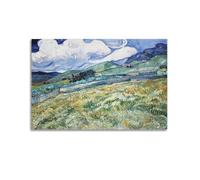 Póster decorativo de Vincent Van Gogh, paisaje de Saint-Remy, decoración del hogar, decoración del hogar, decoración de pared, dormitorio, habitación, estética, 60 x 90 cm