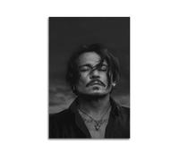 Póster decorativo del actor Johnny Depp para pared e impresión artística moderna para dormitorio familiar, 20 x 30 cm