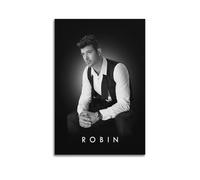 Póster decorativo del productor musical Robin Thicke para pared, lienzo e impresión artística moderna para decoración de dormitorio familiar, 20 x 30 cm