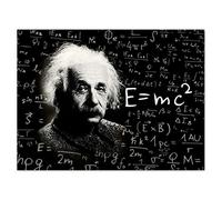 Póster decorativo para pared, 40 x 30 cm, diseño de Albert Einstein E=MC2 No. H697M_PL1A
