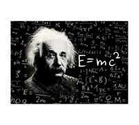 Póster decorativo para pared, 42,00 x 29,70 cm, Albert Einstein E=MC2 No. H697M_PL1A3