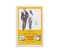 Póster decorativo para pared de los años 60, diseño de película romántica de Adivina quién viene a cenar, 30 x 45 cm