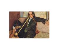 Póster decorativo para pared de The Smoking Hachís Emile Bernard, póster decorativo moderno para el hogar, obras de arte, pósteres, 40 x 60 cm