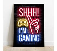 Póster decorativo para pared - Gamer Poster, Deco Gaming, póster de pared, decoración dormitorio | Sin marcos, 30 x 40 cm (Pantalla 3)