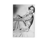 Póster del actor francés Josephine Baker, lienzo, arte para pared, sala de estar, pósteres, pintura, 50 x 75 cm