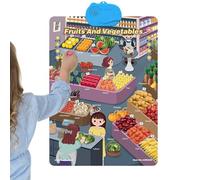 Póster del alfabeto - Divertido juguete educativo interactivo con sonido - póster para el aula - para el hogar, aula, escuela, tiempo familiar, interior, exterior, vacaciones, cumpleaños