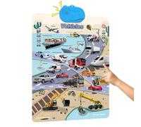 Póster del Alfabeto | Juguetes Educativos Interactivos Divertidos con Sonido - Pósters Educativos | para Vacaciones Cumpleaños Hogar Sala De Estar Interior Exterior Aula Escuela Tiempo Familiar