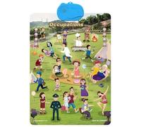 Póster del Alfabeto - Juguetes Interactivos Divertidos para Desarrollo con Sonido,Decoración para Aula Preescolar - para Vacaciones Cumpleaños Hogar Aula Escuela Escritorio