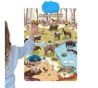 Póster del alfabeto para la pared, divertidos juguetes educativos interactivos con sonido, póster educativo, para vacaciones, cumpleaños, hogar, salón, interior, exterior, aula, escuela, tiempo