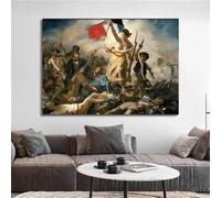 Póster del artista Eugene Delacroix "La Libertad guiando al pueblo", pintura en lienzo de la Revolución Francesa, arte de pared, decoración del hogar, 40 x 60 cm, sin marco