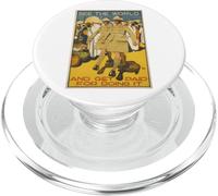 Póster del Ejército Británico de Ver el Mundo y Recibir Pagos por Hacerlo PopSockets PopGrip para MagSafe