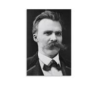 Póster del filósofo alemán Friedrich Nietzsche para pared, lienzo impreso, decoración, póster de 40 x 60 cm