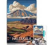 Póster del Parque Nacional Haleakala: Rompecabezas de 1000 Piezas para Adolescentes, Juguetes educativos, Juegos Familiares, cumpleaños, 38x26cm