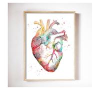 Póster del sistema muscular de anatomía humana, imagen artística, esqueleto, estampado Vintage, lienzo nórdico, pintura educativa, decoración moderna(H,20X25CM No Frame)