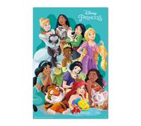Poster Disney Princesas Y Mascotas