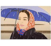 Póster e impresiones de Alex Katz abstracto 《Día lluvioso》 Arte de la pared Pintura en lienzo famosa de Alex Katz Imágenes de Alex Katz para la decoración de la sala de estar 60x80 cm sin marco