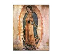 Póster e impresiones sobre lienzo del Día de la Virgen Guadalupe en México, arte para pared, retrato y decoración del templo, 70 x 100 cm, sin marco
