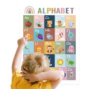 Póster Educativo | Póster Aprendizaje Temprano - Juego Gráficos Interactivos Estilo Bohemio para Casa Viaje Juego Niños Escuela Infantil Desarrollo Habilidades