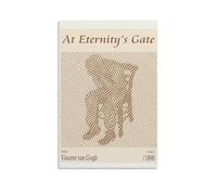 Póster en lienzo con texto en inglés "At Eternitys Gate", 30 x 45 cm
