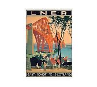 Póster en lienzo de Est Coast to Scotlnd para decoración de pared, pinturas para sala de estar, dormitorio, 40 x 60 cm