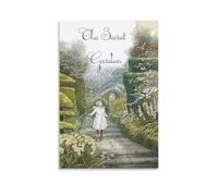 Póster en lienzo de The Secret Garden, película literaria clásica, decoración de pared de naturaleza encantadora (3) lienzo, póster de pintura de pared, pósteres de arte moderno para el hogar, 30 x 45