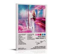 Póster estético de 2 Nicki Minaj de Pink Friday para dormitorio, pintura decorativa, lienzo, arte de pared, sala de estar, dormitorio, pintura de pared, estilo marco, 30 x 45 cm