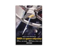 Póster estético de 2001 A Space Odyssey para pared, arte moderno, decoración para sala de estar, dormitorio, póster elegante, 50 x 75 cm, estilo sin marco