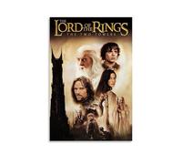 Póster estético de El Señor de los Anillos Las Dos Torres 2002 para pared, lienzo estético, arte moderno, decoración para sala de estar, dormitorio, elegante póster de 30 x 45 cm, estilo sin marco