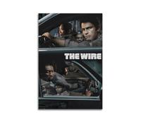 Póster estético de la serie de televisión The Wire para decoración de pared, lienzo vintage, póster decorativo para sala de estar, dormitorio, 50 x 75 cm, estilo sin marco