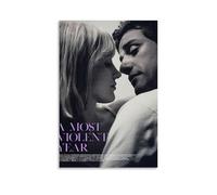 Póster estético de pared con texto "A Most Violent Year" (40 x 60 cm), estilo sin marco