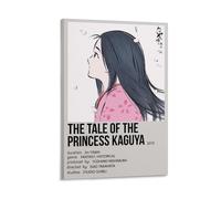 Póster estético de The Tale of The Princess Kaguya, edición limitada, póster de música de cantante de rap, decoración de dormitorio, póster impreso, lienzo, arte de pared, 20 x 30 cm, marco