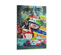 Póster F1 de Ayrton-Senna Formula One Driver (46) lienzo para pared, póster fotográfico, pintura, pósteres, decoración de habitación, 20 x 30 cm