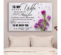 Póster familiar con texto en inglés «To My Wife The Day I Met You I Want All Of My Lastim», póster vintage para decoración del hogar, póster decorativo de pared, letrero de estaño, póster de metal, 8