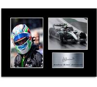 Póster firmado de Andrea Kimi Antonelli Racing Driver 2025, tamaño A4, regalo para los fanáticos de las carreras