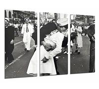 Poster Fotográfico Beso, Enfermera y Marinero, Blanco y Negro, Vintage Tamaño total: 97 x 62 cm XXL