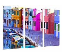 Poster Fotográfico Casas de Colores,Ciudad Burano, Venecia, Italia Tamaño total: 97 x 62 cm XXL