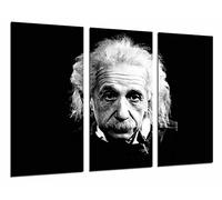 Poster Fotográfico Cientifico Famoso Albert Einstein, Blanco y Negro Tamaño total: 97 x 62 cm XXL