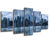 Poster Fotográfico Ciudad Manhattan, Nueva York, New York Tamaño total: 165 x 62 cm XXL